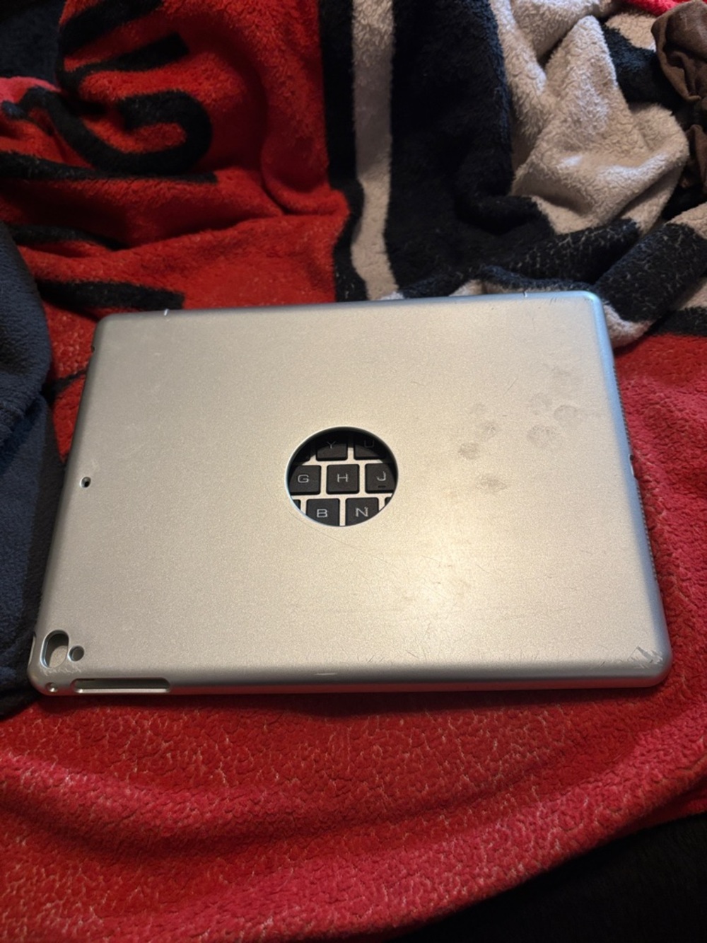 Silver iPad Case
